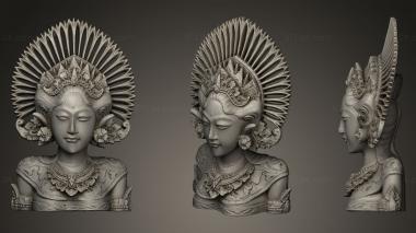 Indian sculptures Bali Statue 3d model